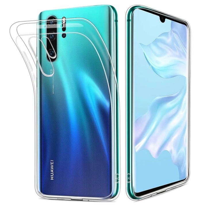 Husa compatibila cu Huawei P30 Pro Silicon Slim 0.5mm Gel TPU Transparenta