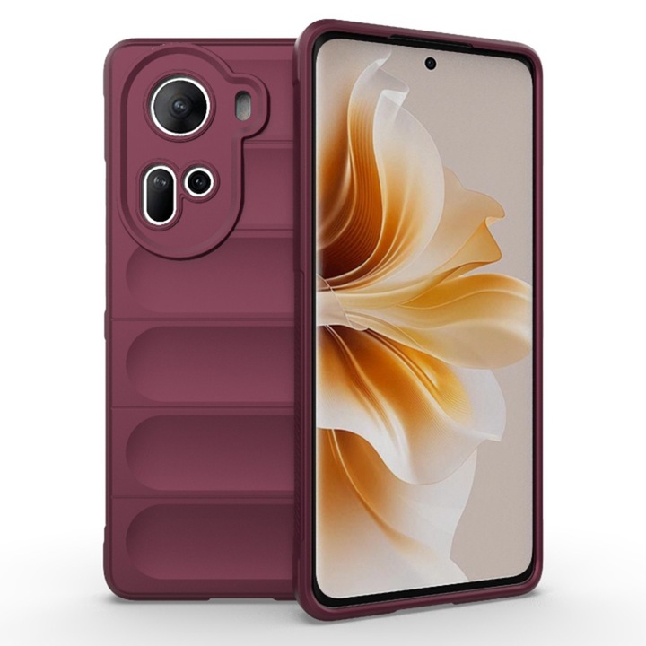Oppo Reno 11 DaDen® Magic Shield tok, ütésálló, mikroszálas belső, TPU, fekete