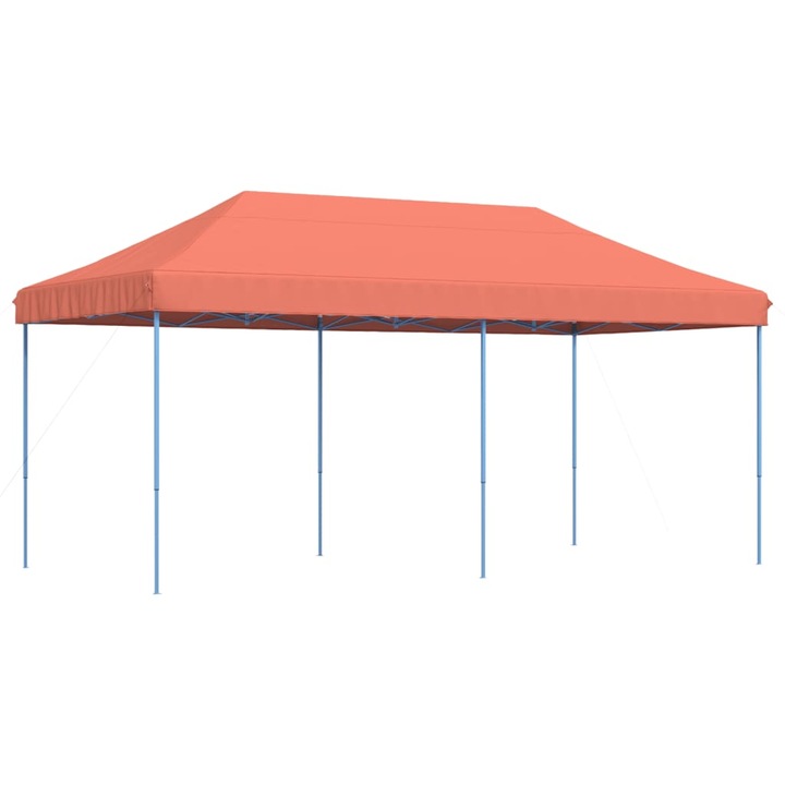 Cort de petrecere pliabil Pop-Up vidaXL, 580x292x315 cm, teracota, 25.75 kg