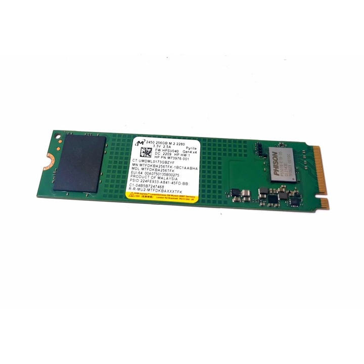 SSD диск MICRON OPAL 256Gb NVMe PCIe Gen4 x4 M.2 2280 (MTFDKBA256TFK-1BC15ABLA) BULK