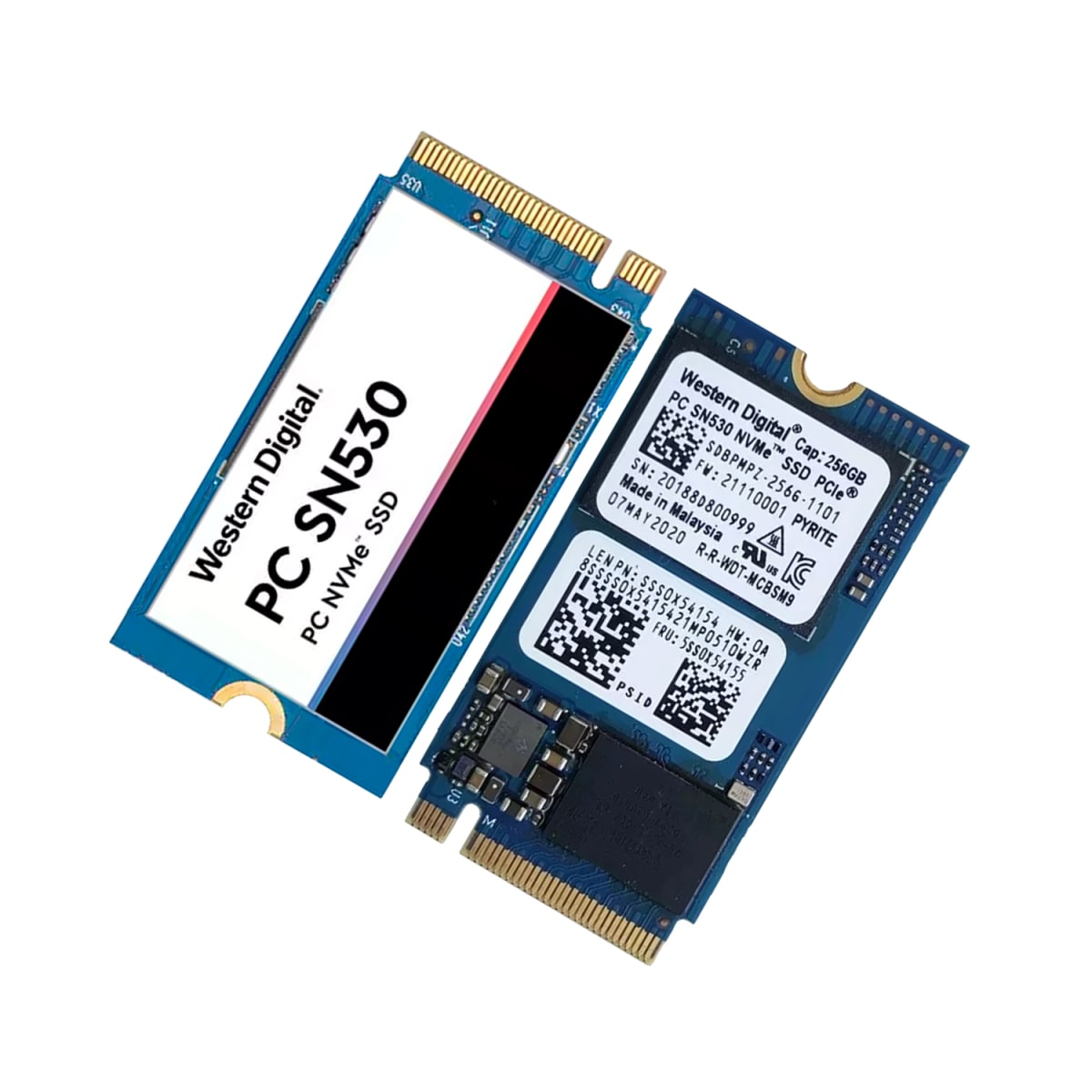 SSD диск Western Digital SM530 256Gb NVMe PCIe Gen3 x4 M.2 2242 ...