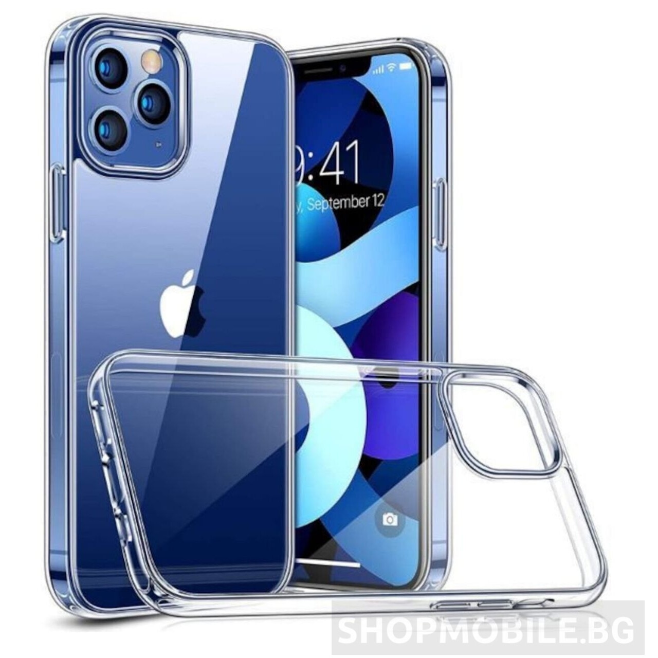 Husa subtire din silicon, Planet Tech pentru Apple iPhone 13, transparenta