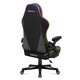 Геймърски Стол Huzaro Force 4.6 Black Rgb Smart, Облегалка За Крака, С Led Осветление, Черен Многоцветен