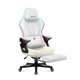 Геймърски СтолHuzaro Force 4.6 White Rgb Smart, С Led Осветление, Бял Многоцветен