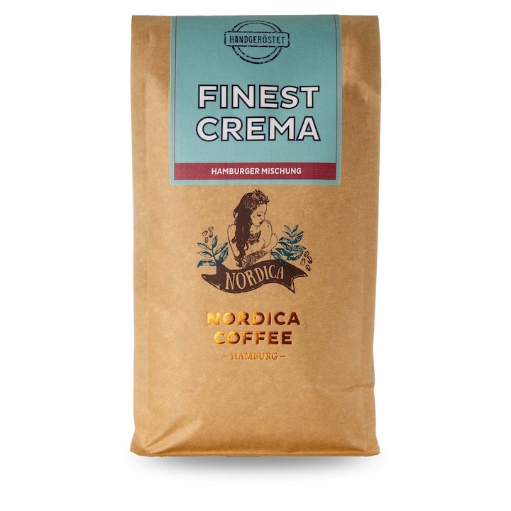 Cafea boabe Nordica Coffee HM FINEST CREMA 1000 g