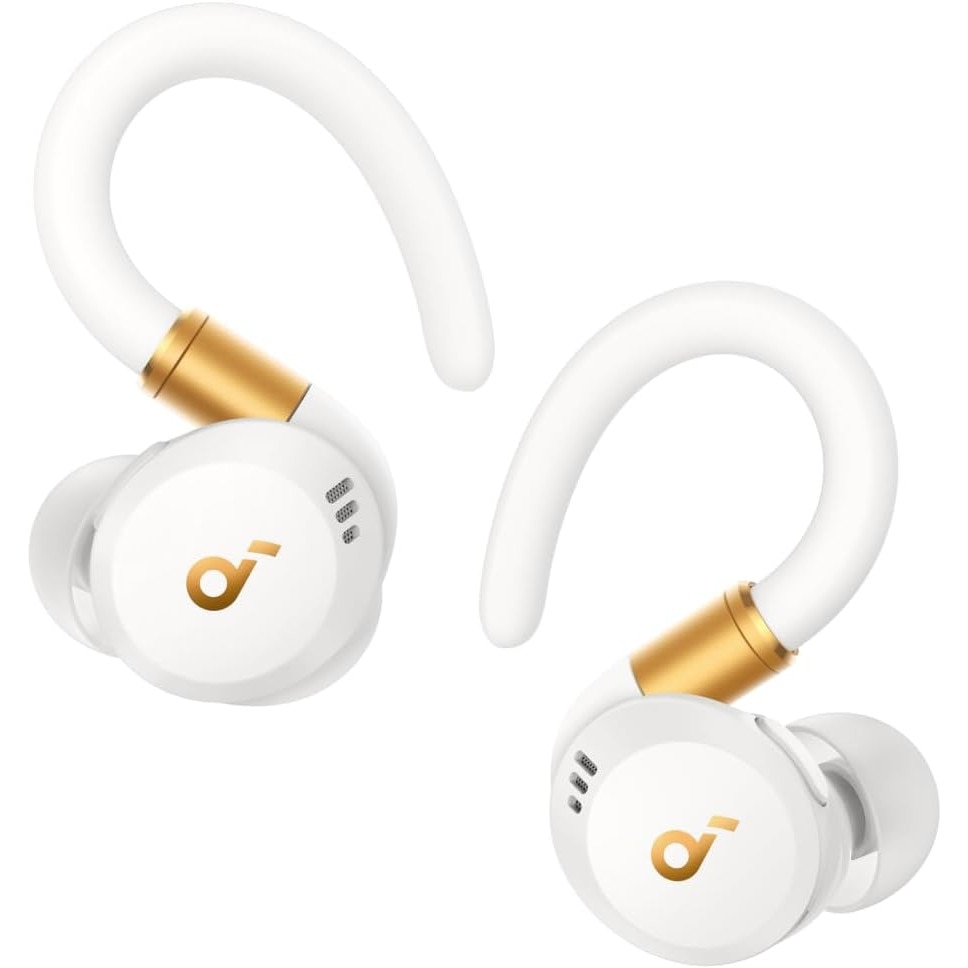 Casti In-Ear Anker Soundcore Sport X20, True Wireless, Bluetooth 5.3, Noise Cancelling, IP68, Alb