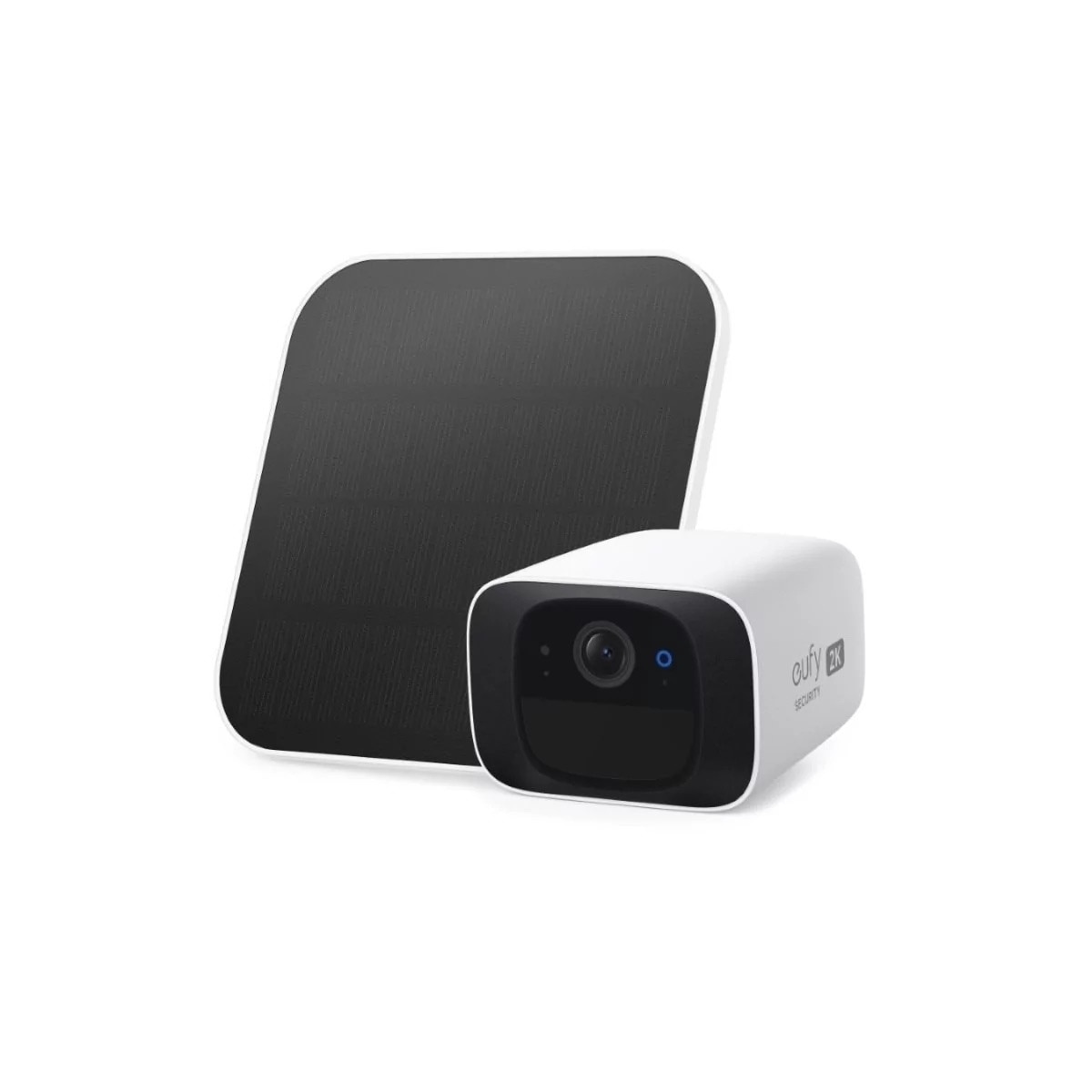 Set Camera supraveghere eufy SoloCam S210 si Panou Solar, Wireless, Rezolutie 2K, 2.4 GHz Wi-Fi, IP67, Alb