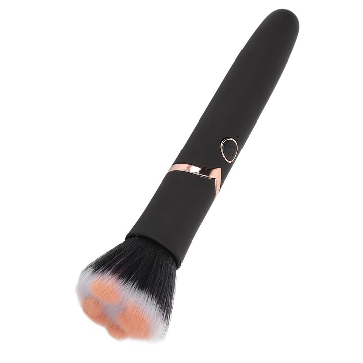 Sminkecset, NUODWELL, 2 az 1-ben funkció, 10 vibrációs mód, biztonságos anyag, USB töltés, vízálló, fekete
