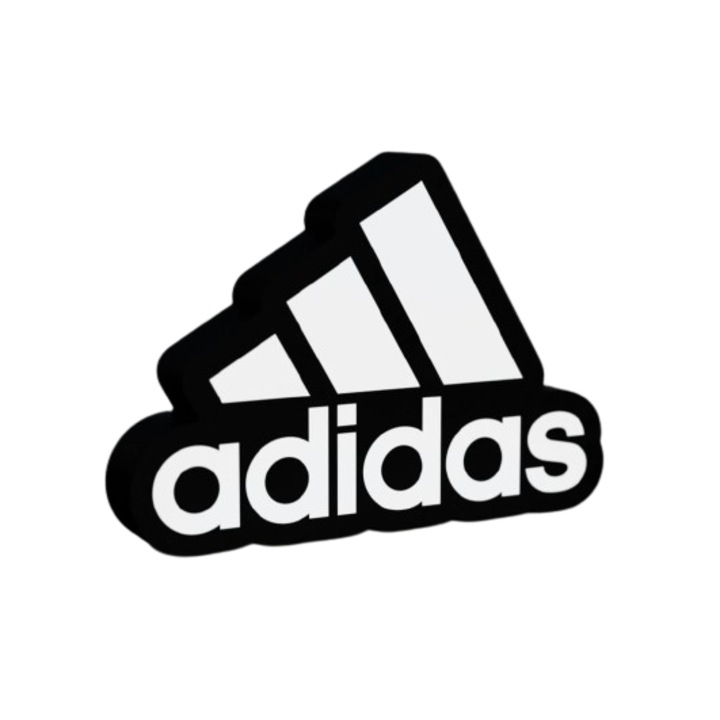 Caseta luminoasa LED in format 3D cu sigla "Adidas"