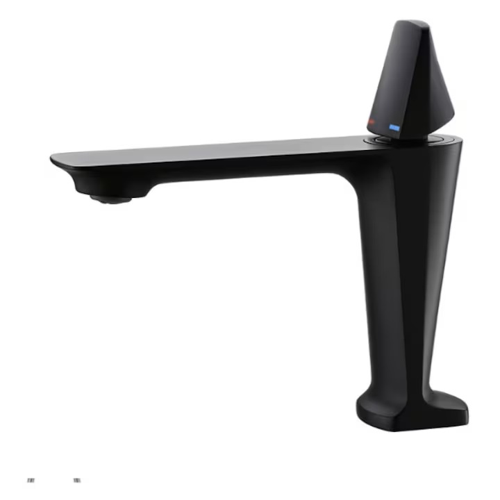 Alan mosdó csaptelep, fürdőszobai mosogató, Matt fekete