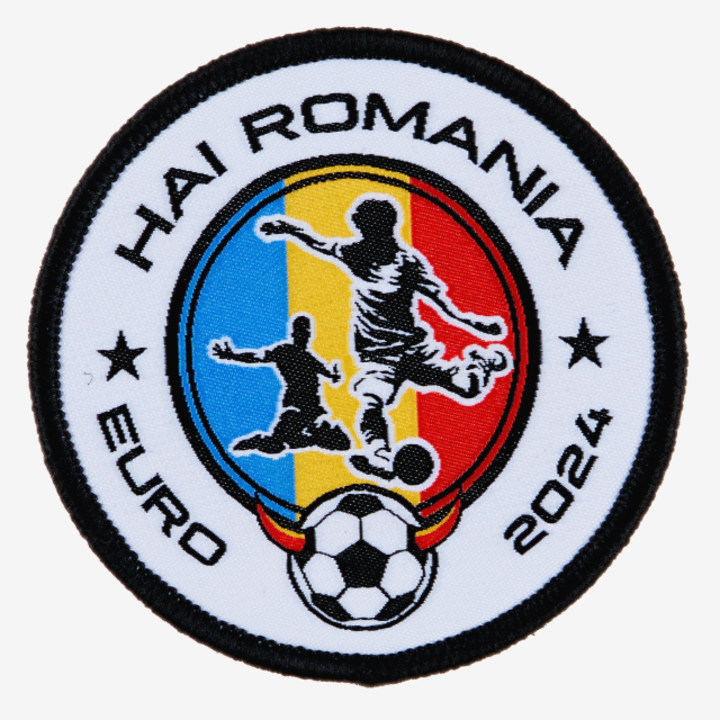 Patch Hai Romania, Euro 2024, Tesut, Claritate Impecabila, Cu Aplicare La Cald Accesorii Cusut