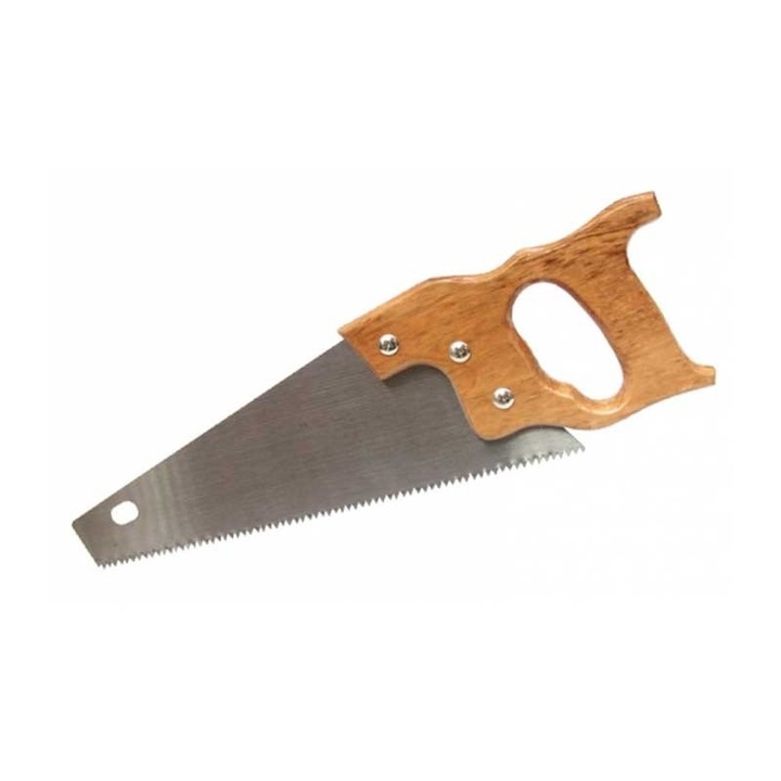 Fierastrau pentru lemn profesional 300 mm, maner din lemn, 7 dinti/1 inch, Zutech