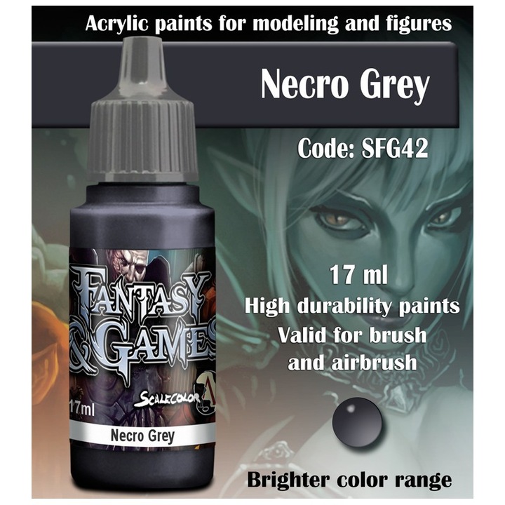 Боя Scale75 Fantasy & Games, Necro Grey, за моделиране