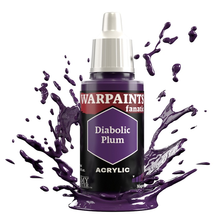Paint, The Army Painter Warpaints Fanatic, Diabolic Plum