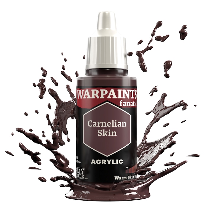 Akril festék Warpaints Fanatic, The Army Painter, 18 ml, színes karneol bőr