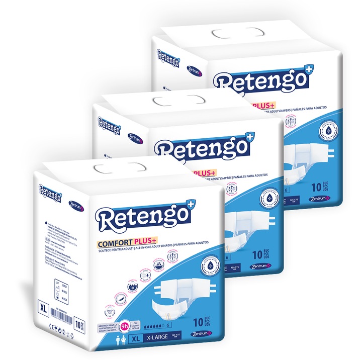 RETENGO пелени за възрастни при инконтиненция, XL, 30 бр