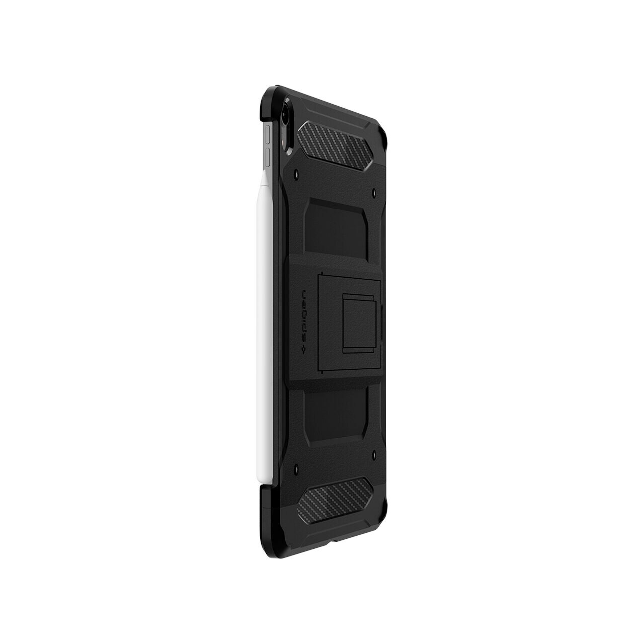 Husa Spigen Tough Tech compatibila cu iPad Pro 12.9 inch 2018 / 2020, Negru
