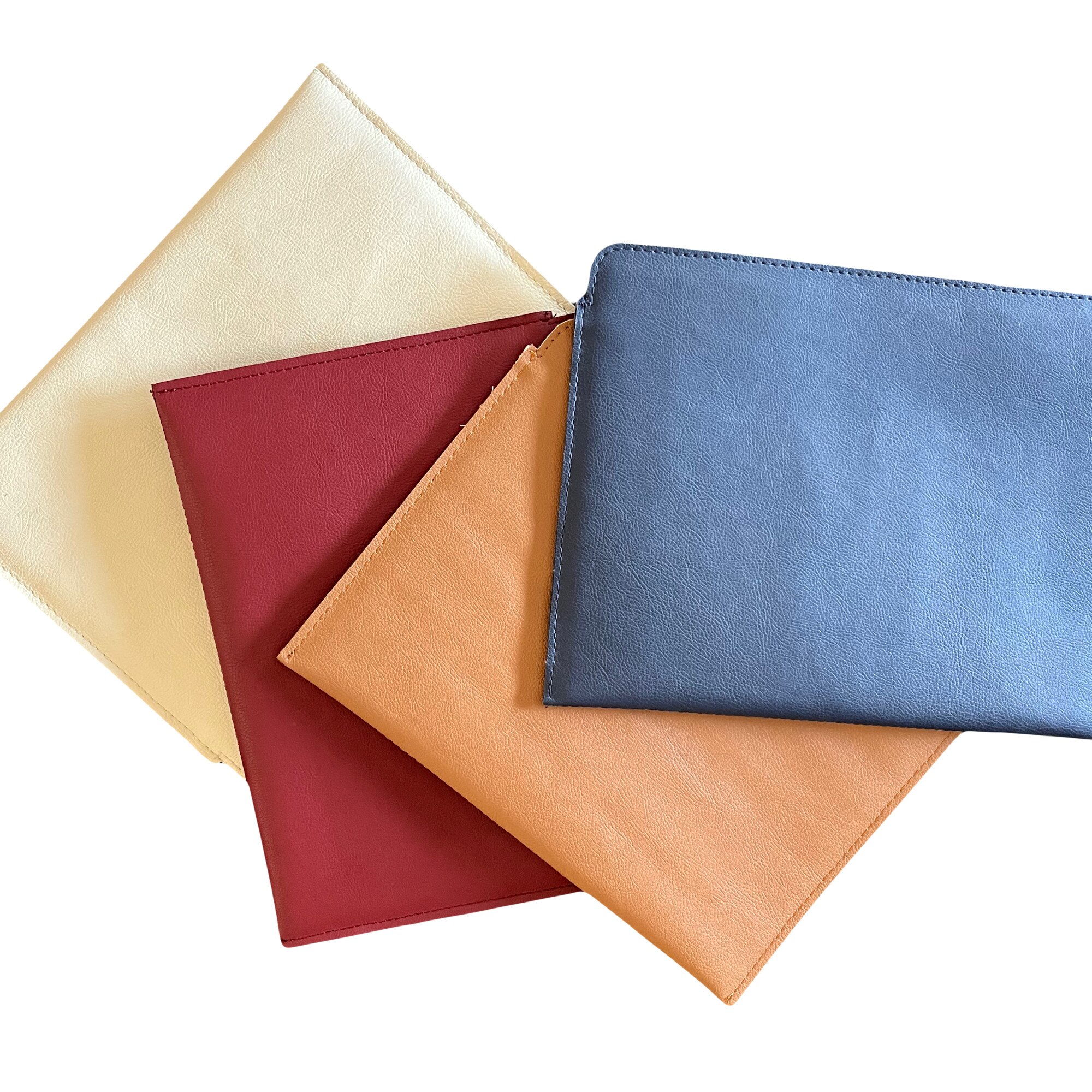 Husa Tableta, The Tablet Sleeve, Piele Ecologica, Crem