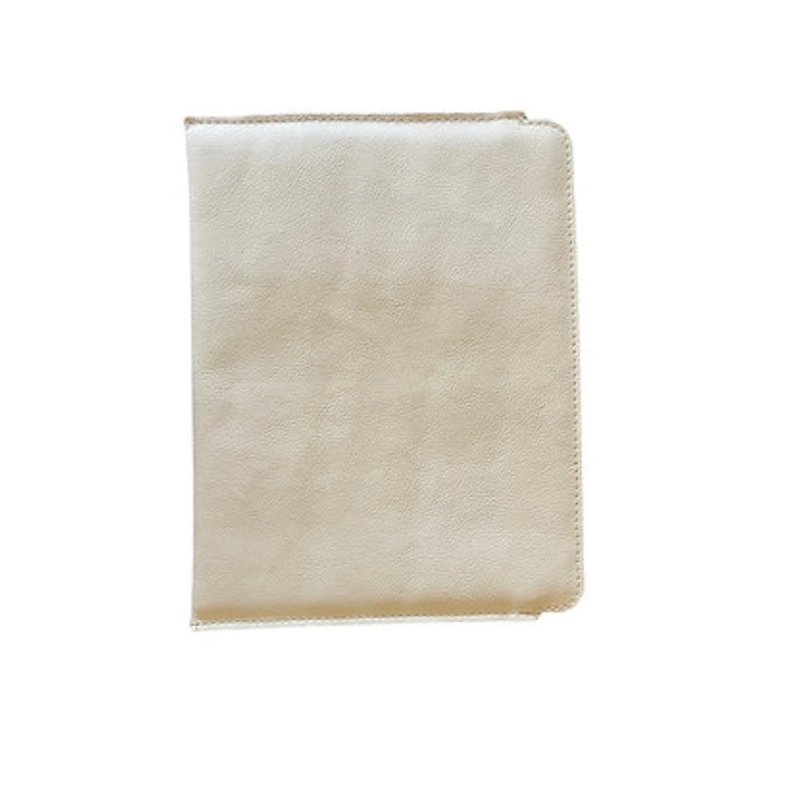 Husa Tableta, The Tablet Sleeve, Piele Ecologica, Crem