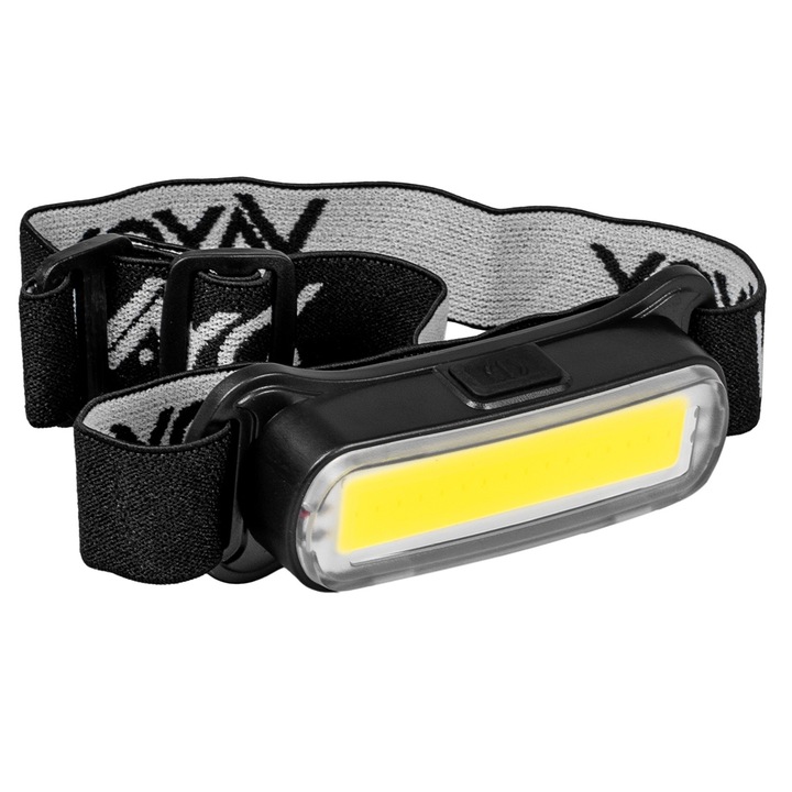 Vayox VA0177 LED челник, LED, 300lm, Li-ION 14500, 5 режима, черен/бял