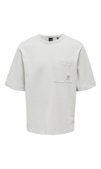Férfi póló ONLY & SONS, 5060, pamut, Fehér