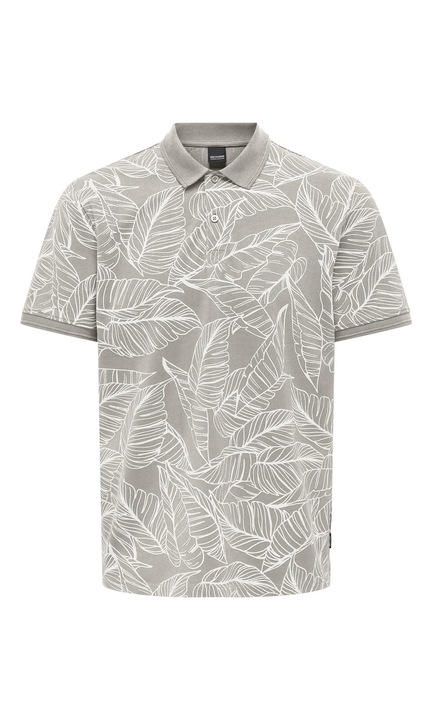 Férfi póló ONLY & SONS, 7492, pamut, Szürke