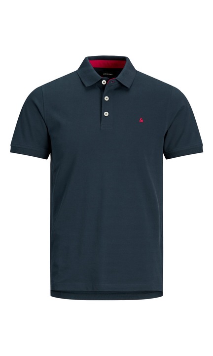 Férfi pólóing JACK & JONES, 128082, pamut, 2XL INTL, sötétkék melange