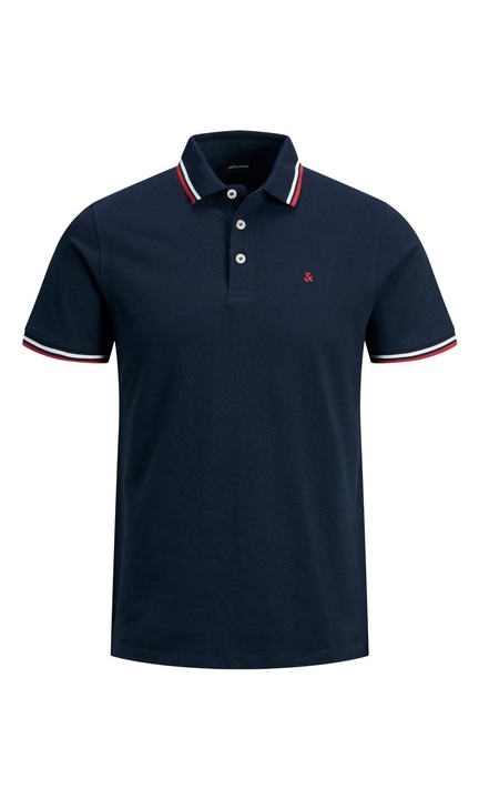 Férfi pólóing JACK & JONES, 128049, pamut, S INTL, sötétkék