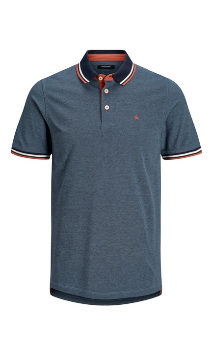 Férfi pólóing JACK & JONES, 128019, pamut, S INTL, kék