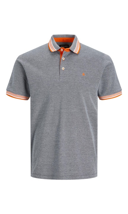 Férfi póló JACK & JONES, 141824, pamut, M INTL, szürke