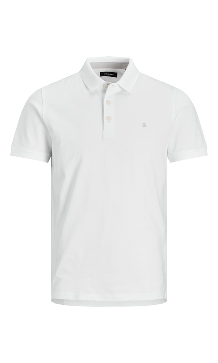 Férfi pólóing JACK & JONES, 128090, pamut, S INTL, elefántcsont fehér
