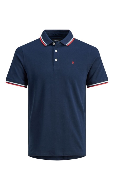 Férfi póló JACK & JONES, 3615, pamut, Sötétkék