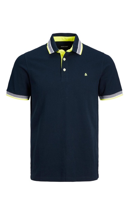 Férfi póló JACK & JONES, 3615, pamut, Sötétkék