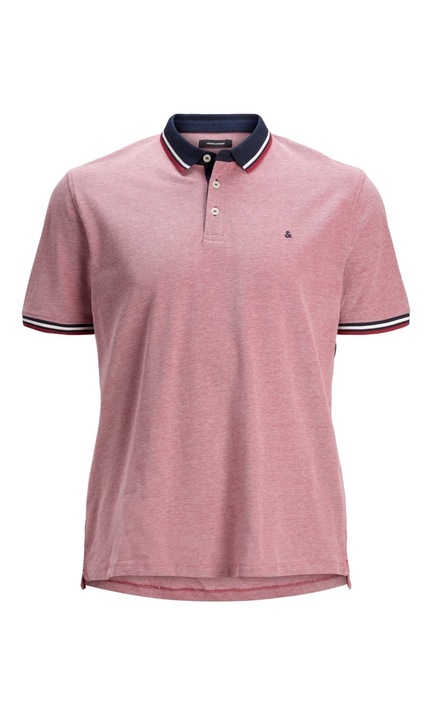 Férfi póló JACK & JONES, 3615, pamut, Piros