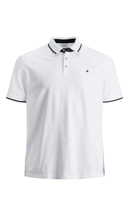 Férfi póló JACK & JONES, 3615, pamut, Fehér