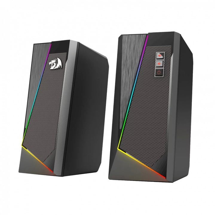 Redragon Anvil Vezetékes gaming hangfal, RGB, Fekete