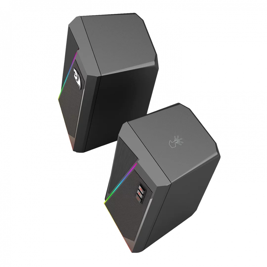 Boxe Redragon Anvil, iluminare RGB, 5W RMS (2.5W x 2), difuzor 2.5 ...