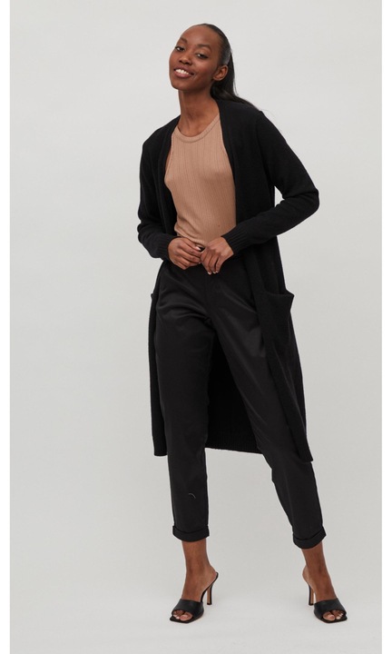 Női kardigán VILA, 4596, Textil, Fekete