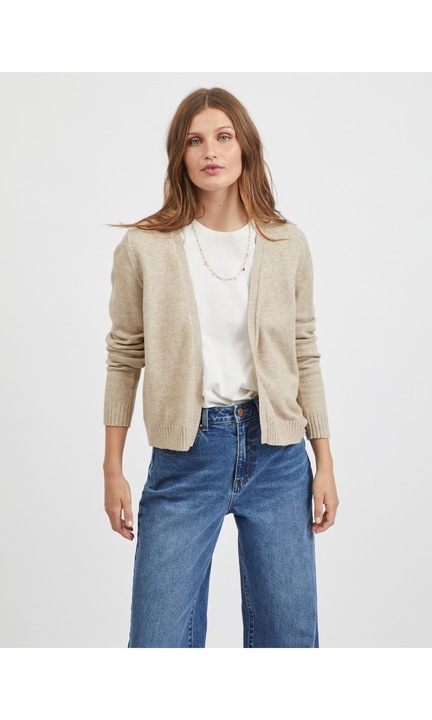 Női kardigán VILA, 4600, Textil, Bézs