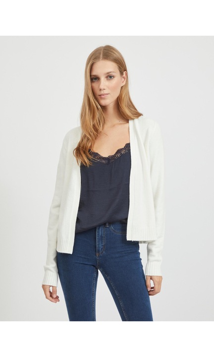 Női kardigán VILA, 4600, Textil, Fehér