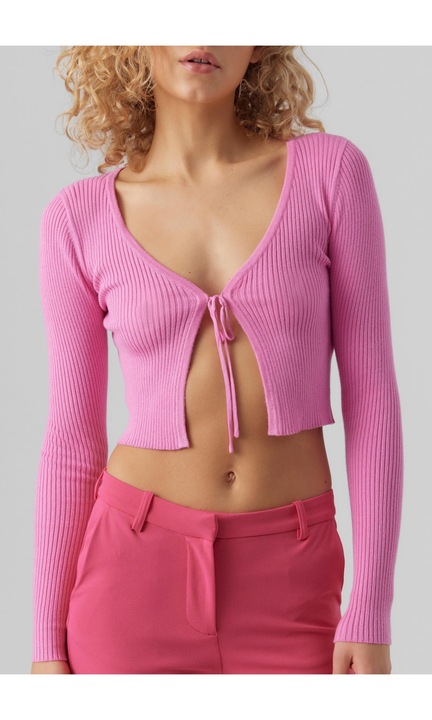 VMGLORY rövid kardigán, Rózsaszín