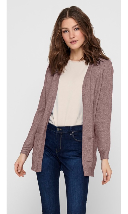 CSAK női kardigán, 3750, poliészter, Rózsaszín