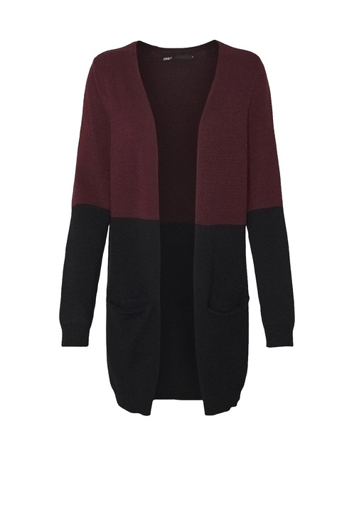 CSAK női kardigán, 4263, Textil, Bordeaux