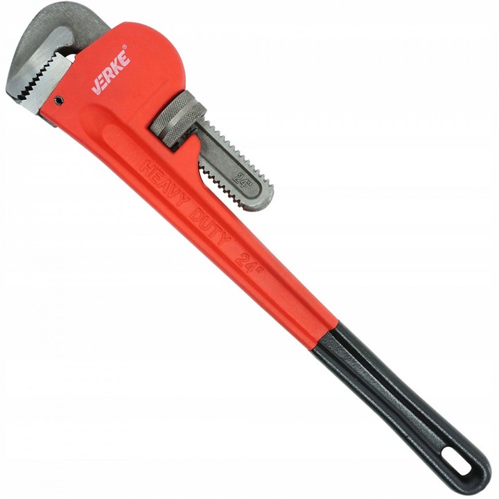 Cheie reglabila tip Mops Stillson pentru tevi la 90° deschidere 80mm lungime 600mm CR-MO