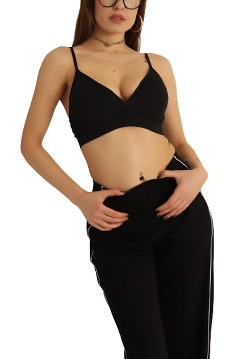 Kényelmes női melltartó, Fekete