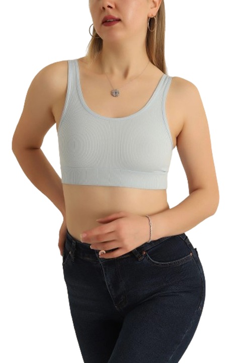 Kényelmes női melltartó, Világoskék