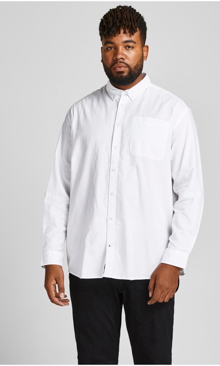 JACK & JONES férfi ing, 4447, pamut, Fehér