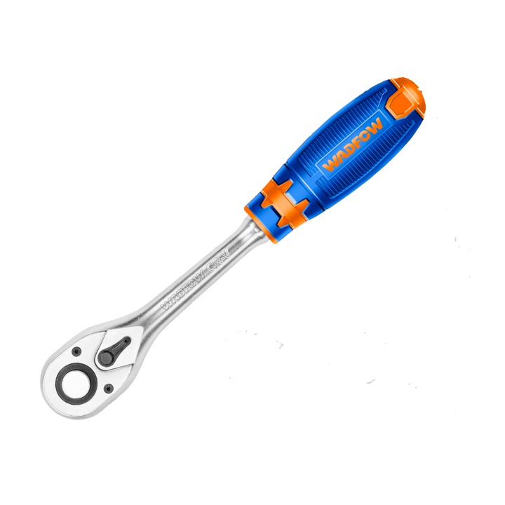 Cheie antrenor cu clichet Wadfow, 1/4", lungime 158mm, Cr-V, Cr-Mo