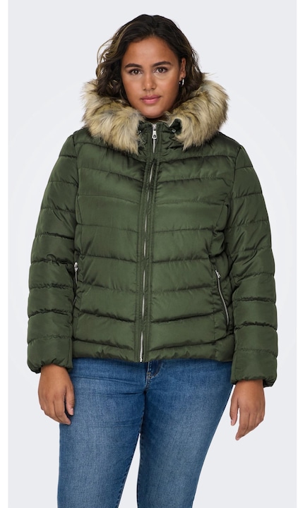 CARNEW steppelt téli kabát, Zöld