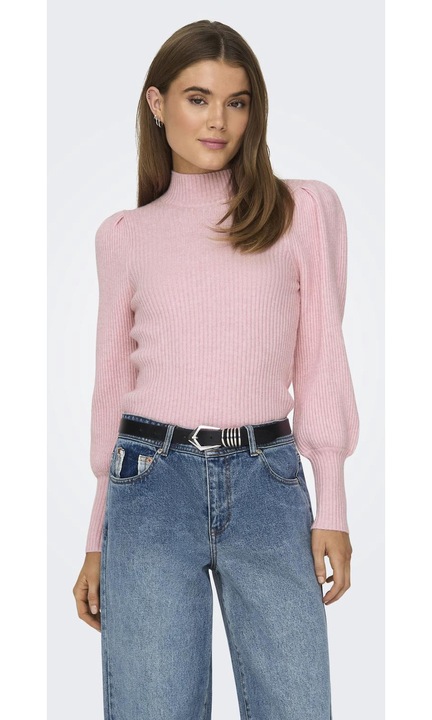 Kötött pulóver ONLKATIA, Világos rózsaszín